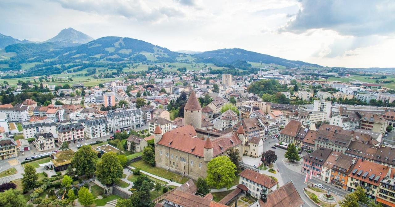 Hotel Des Alpes Bulle Center Eksteriør bilde